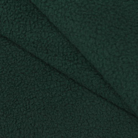 100% Polyester Fleece Fabric, 338 gsm, 150 cm — Green