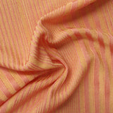Orange Vertical-Stripe Rib Knit — photo 2