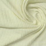 Striped Viscose Stretch Rib Knit Fabric, 260 gsm, 130 cm — Green — photo 2