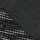 Black Marl Interlock Knit, Poly-Cotton — photo 2