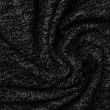 Black Marl Chunky Knit, Viscose-Poly — photo 2