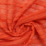 Orange Horizontal-Stripe Jacquard, Poly-Viscose — photo 2