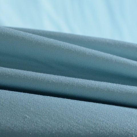 100% Viscose Sateen Fabric, 260 gsm, 147 cm — Blue