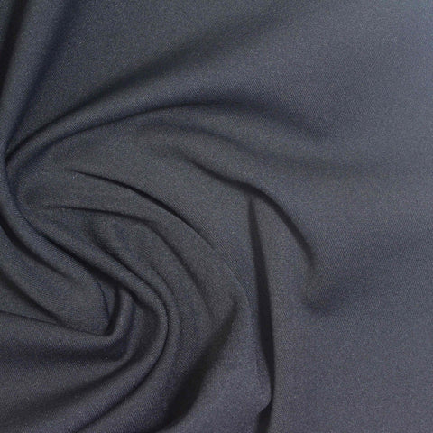 Polyester Stretch Sateen Fabric, 240 gsm — Navy, ref EF-272687