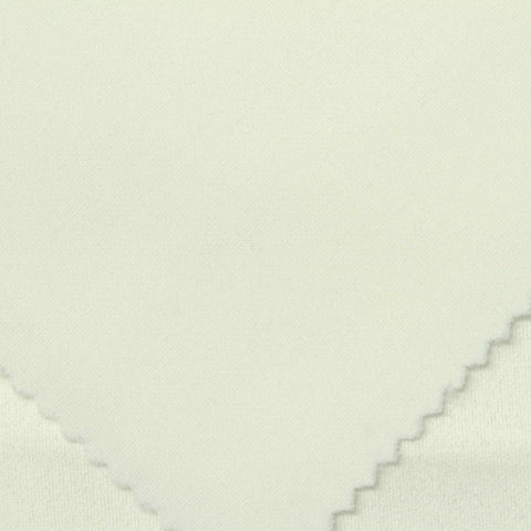 Polyester Stretch Faux Suede Fabric, 280 gsm, 155 cm — White