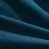 Teal Heather Chunky Knit, Polyester — photo 2