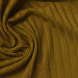 Polyester Viscose Stretch Rib Knit Fabric, 210 gsm, 160 cm — Khaki — photo 2