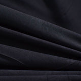 100% Viscose Woven Fabric, 140 gsm, 144 cm — Black — photo 2
