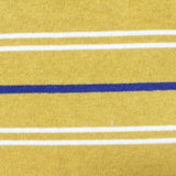 Striped Cotton Polyester French Terry Fabric, 210 gsm, 165 cm — Yellow — photo 2