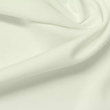 Polyester Stretch Sateen Fabric, 250 gsm, 160 cm — White — photo 2
