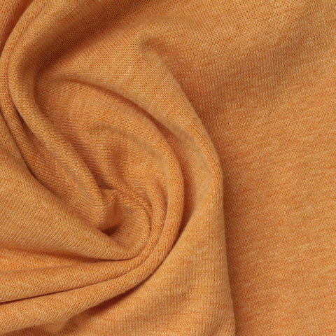 Rust Marl Rib Knit, Poly-Cotton