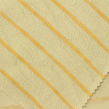 Yellow Horizontal-Stripe French Terry, Cotton — photo 2