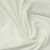 100% Cotton Jersey Knit Fabric, 140 gsm, 178 cm — White — photo 2