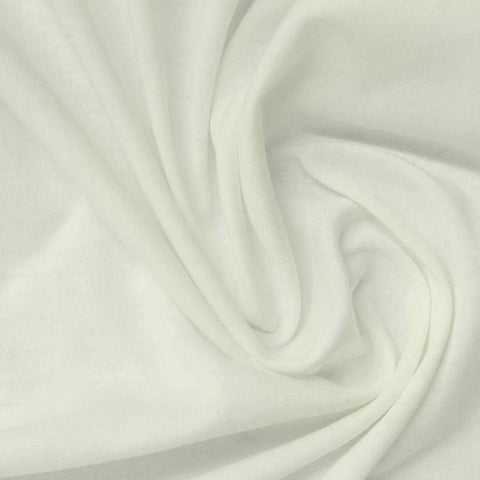 Off-White Jersey Knit, Cotton