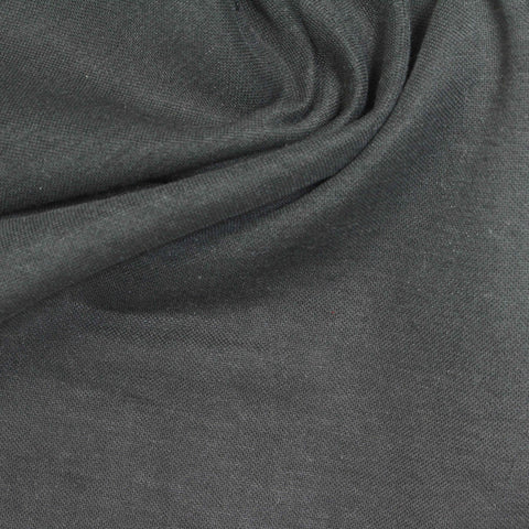 Cotton Nylon Piqué Knit Fabric, 120 gsm — Grey