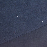 Brushed Polyester Cotton Knit Fabric, 320 gsm — Navy — photo 2