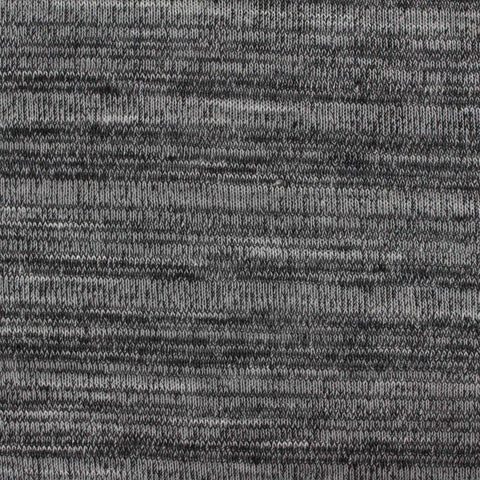 Black Marl Chunky Knit, Polyester, 188 gsm