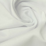 100% Polyester Knit Fabric, 125 gsm, 165 cm — White — photo 2