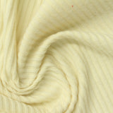 Brushed Polyester Viscose Stretch Rib Knit Fabric, 280 gsm, 155 cm — Yellow — photo 2