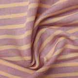 Striped Viscose Nylon Rib Knit Fabric, 130 gsm, 155 cm — Purple — photo 2
