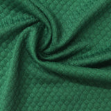 Green Geometric Interlock Knit, Polyester — photo 2