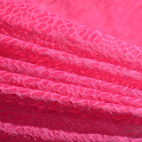 Fuchsia Openwork Jersey Knit, Polyester — photo 2