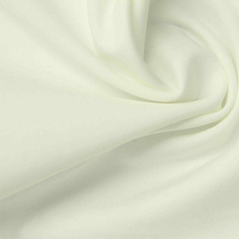Nylon Stretch Sateen Fabric, 260 gsm, 160 cm — White