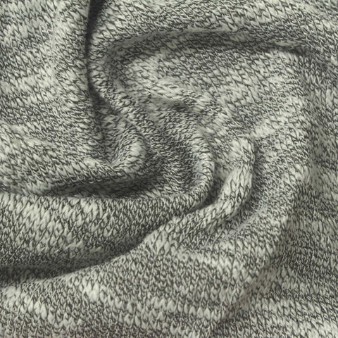 Grey Marl Chunky Knit, Polyester