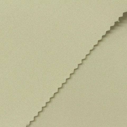 Polyester Stretch Scuba Knit Fabric, 300 gsm, 150 cm — Khaki
