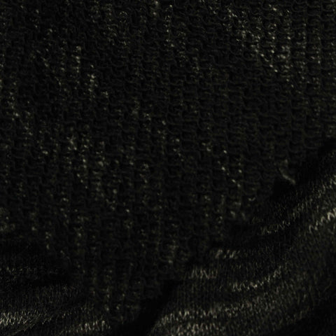 Dark Grey Marl French Terry, Polyester, 215 gsm