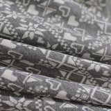 Grey Hearts Lace, Poly-Viscose — photo 2