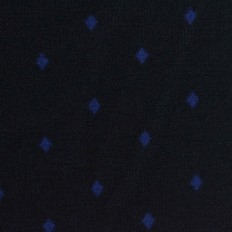 Blue Diamond Jacquard, Polyester, 290 gsm