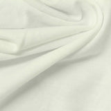 Cotton Polyester Jersey Knit Fabric, 150 gsm, 180 cm — White — photo 2