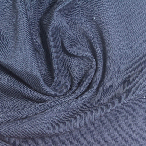 100% Cotton Jersey Knit Fabric, 180 gsm, 172 cm — Blue