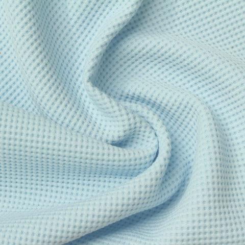 Polyester Stretch Waffle Knit Fabric, 310 gsm, 175 cm