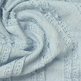 Polyester Stretch Crepe Fabric, 206 gsm, 158 cm — Blue — photo 2
