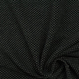Black Chevron Jersey Knit, Cotton — photo 2