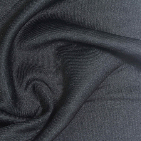 Polyester Viscose Stretch Scuba Knit Fabric, 280 gsm, 165 cm — Grey, ref EF-270395