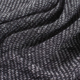 Viscose Polyester Stretch Chunky Knit Fabric, 153 gsm, 154 cm — Black — photo 2