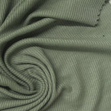 Viscose Stretch Rib Knit Fabric, 180 gsm, 168 cm — Green — photo 2