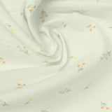 Pink Floral Poplin, Cotton — photo 2