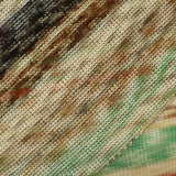 Brown Horizontal-Stripe Chunky Knit, Polyester — photo 2