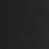 Polyester Viscose Stretch Rib Knit Fabric, 250 gsm, 110 cm — Black — photo 2