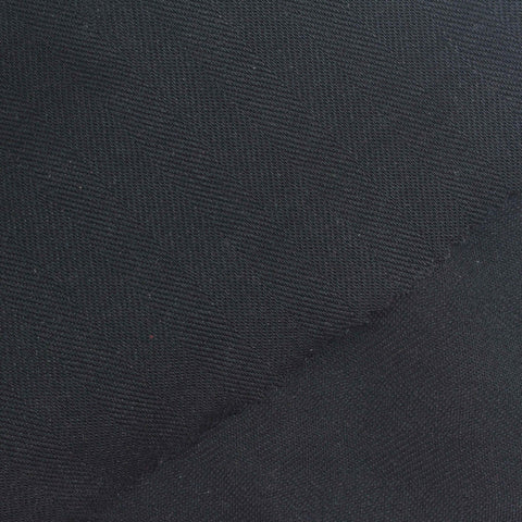 Tencel Lyocell Polyester Stretch Knit Fabric, 250 gsm, 152 cm — Black