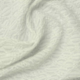 Cream Wavy-Diamond Jersey Knit, Polyester — photo 2