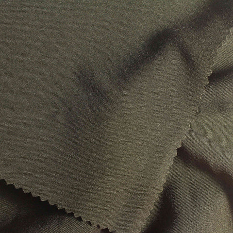 Dark Olive Marl Twill, Poly-Viscose