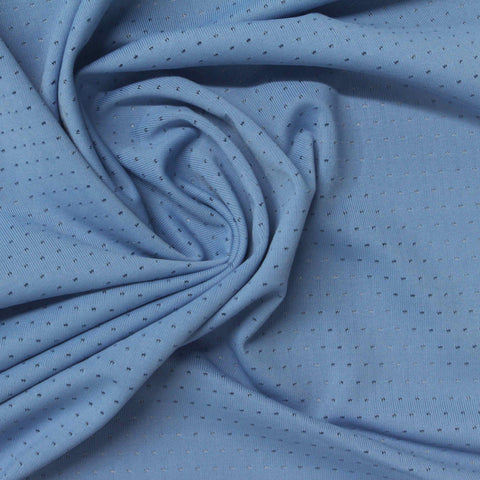 Blue Dots Knit, Nylon-Spandex