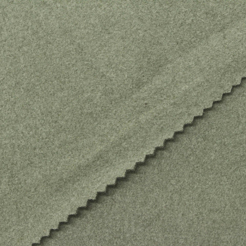 Heathered Green Marl Rib Knit, Polyester, 549 gsm