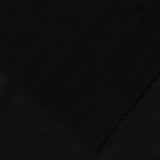 Brushed Polyester Stretch Jersey Knit Fabric, 280 gsm, 175 cm — Black — photo 2