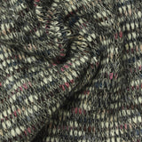 Black Marl Chunky Knit, Viscose-Acrylic — photo 2